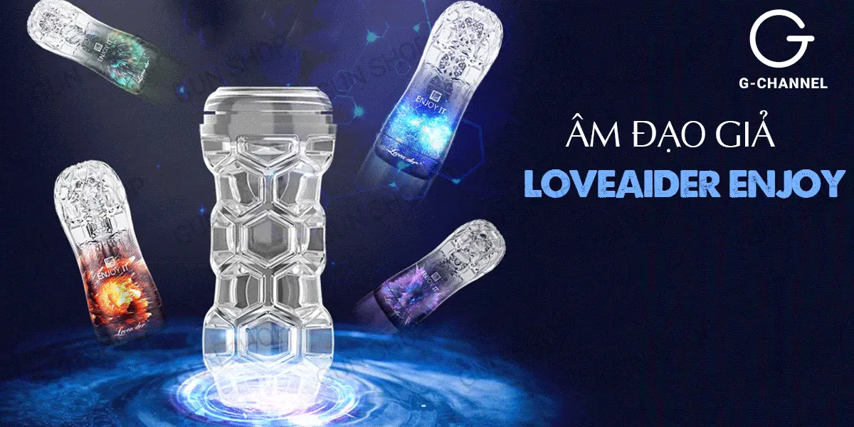 Âm đạo giả silicon cao cấp - Loveaider Enjoy IT cốc thủ dâm ôm khít — ảnh 2