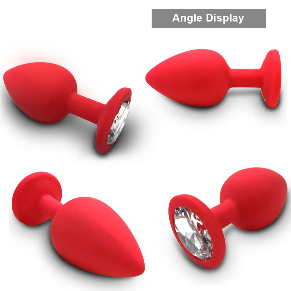 Phích cắm hậu môn đỏ mini rung phát sáng đá đẹp kích thích — Sự lựa chọn an tâm, tiện lợi và bảo mật