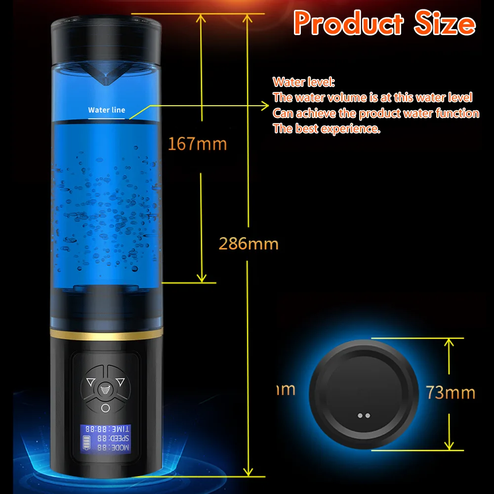 Máy tập dương vật tự động màn hình LCD massage nước tăng — Hướng dẫn sử dụng đơn giản, hiệu quả