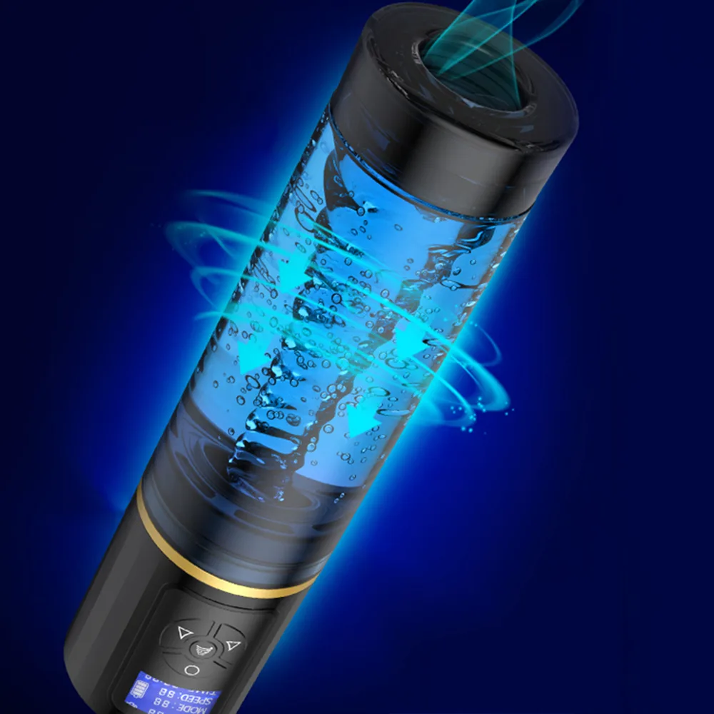Máy tập dương vật tự động màn hình LCD massage nước tăng — Nơi bán Máy tập tăng kích thước dương vật tự động màn hình