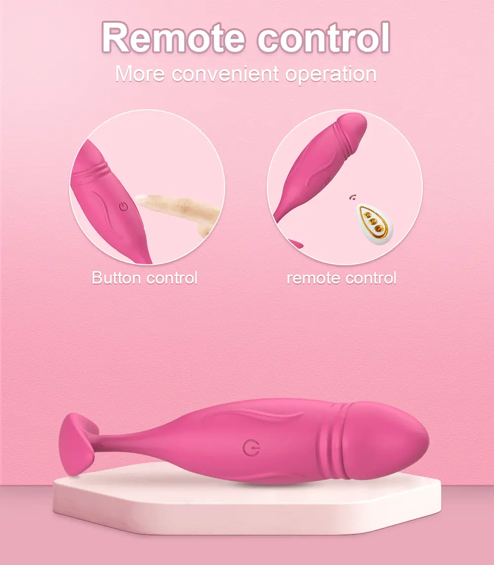 Trứng rung dương vật giả có remote massage âm đạo hậu môn kích thích — ảnh 3