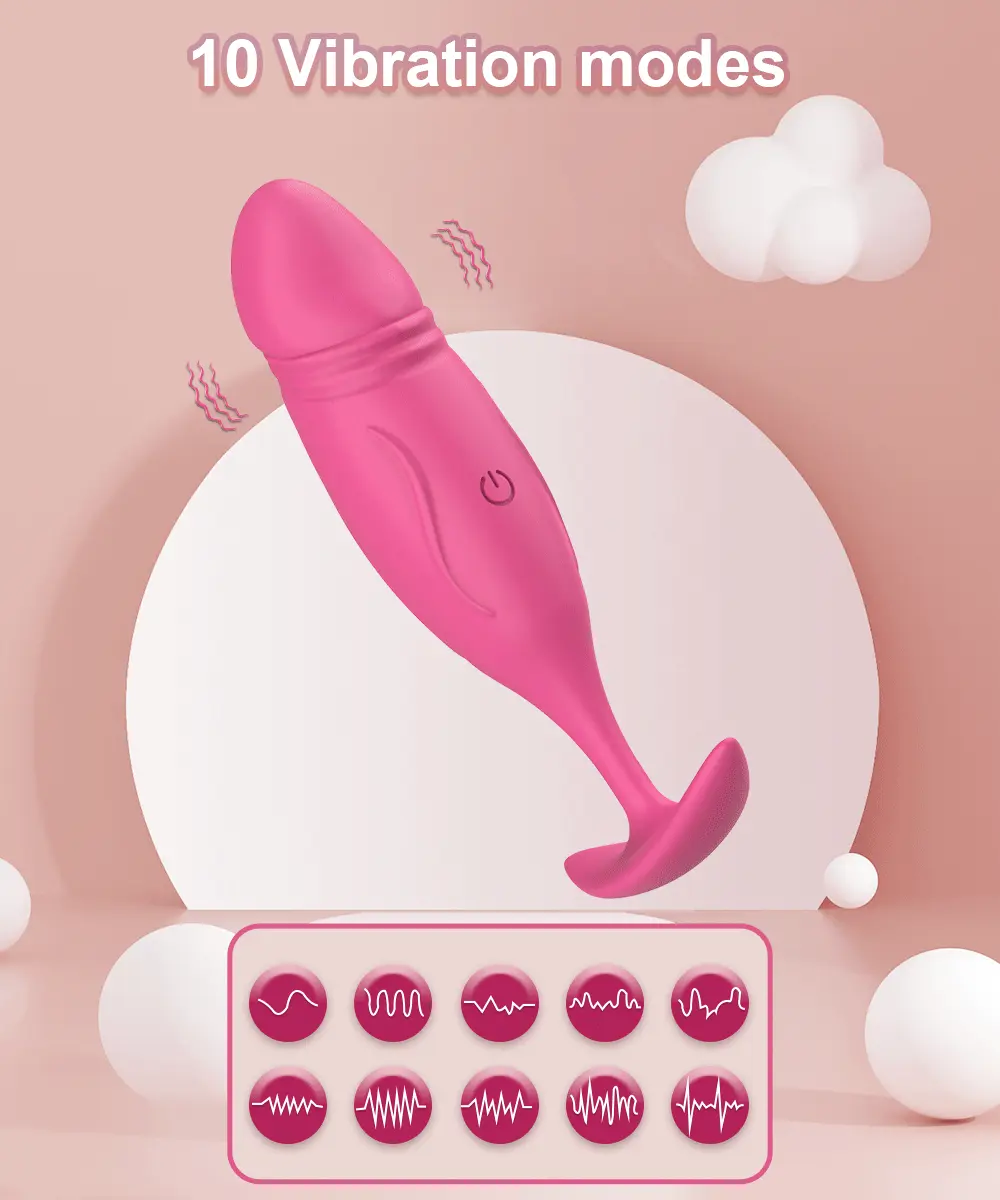 Trứng rung dương vật giả có remote massage âm đạo hậu môn kích thích — ảnh 4