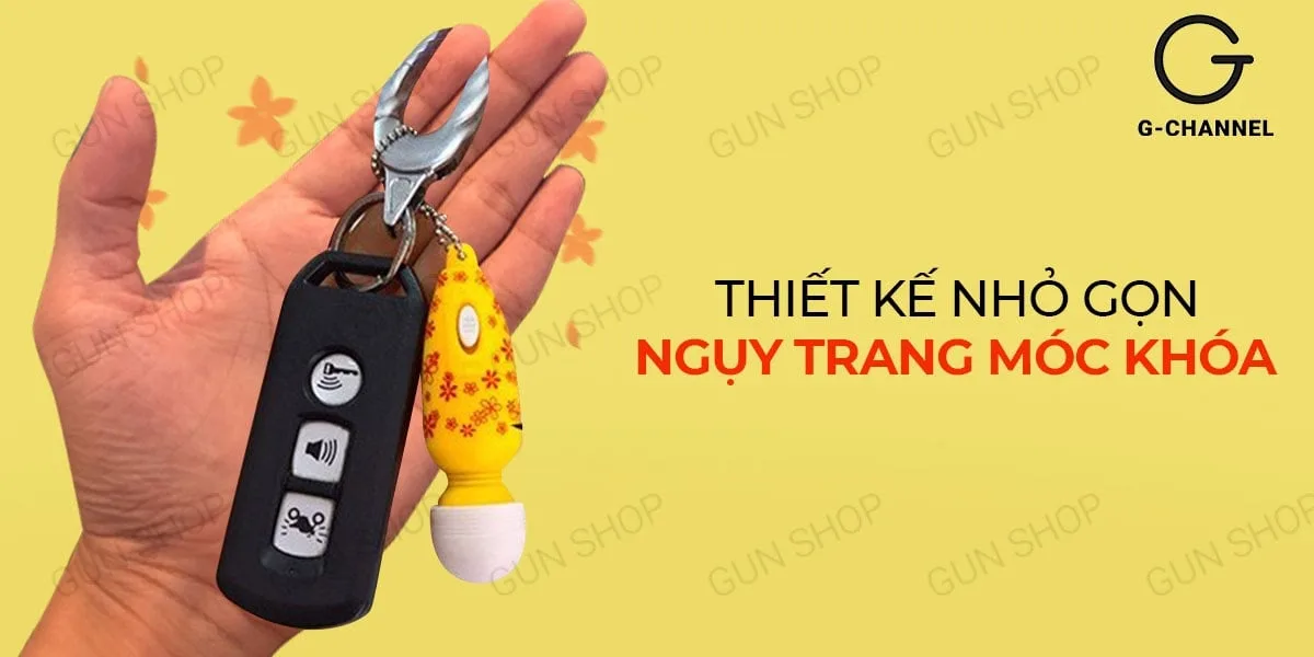Móc khóa rung Mini Av Bar kích thích thư giãn, quà tặng ý nghĩa — ảnh 3