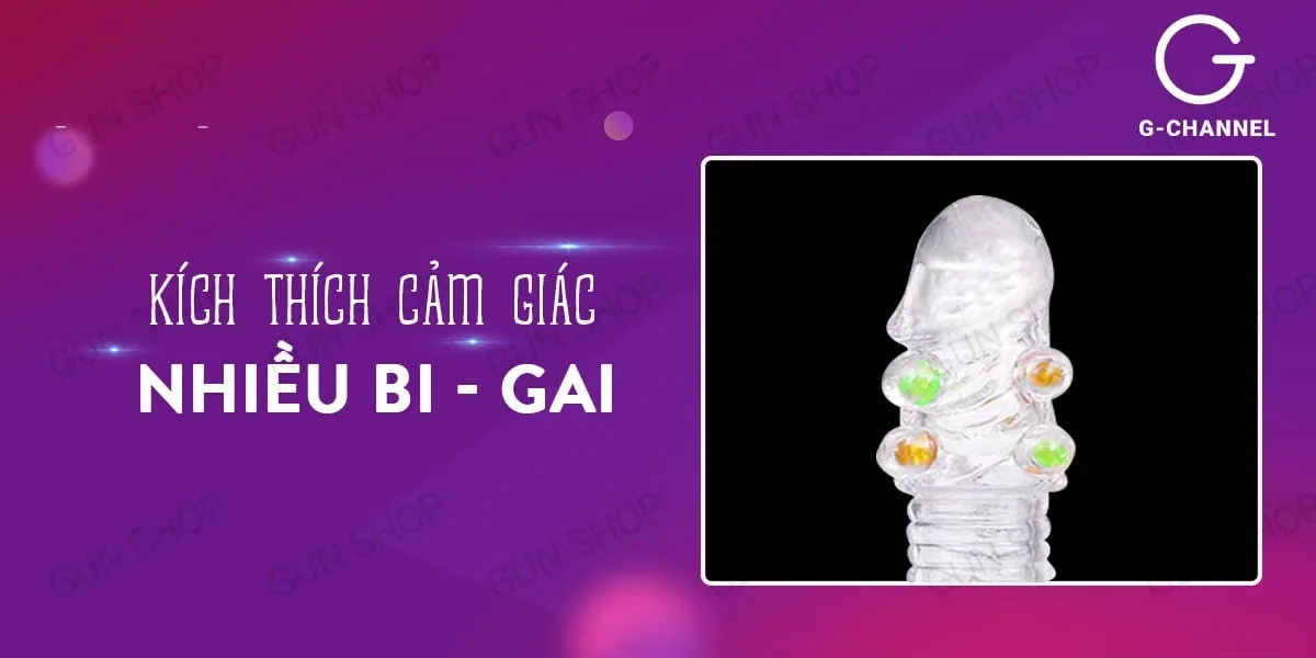 Bao cao su gai bi đôn dên tăng kích thước cảm giác mạnh — ảnh 3