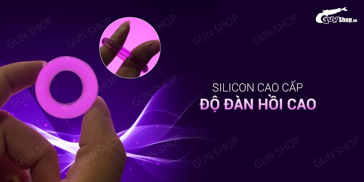 Vòng đeo silicon trơn kéo dài thời gian cảm giác mạnh, bền bỉ — ảnh 3