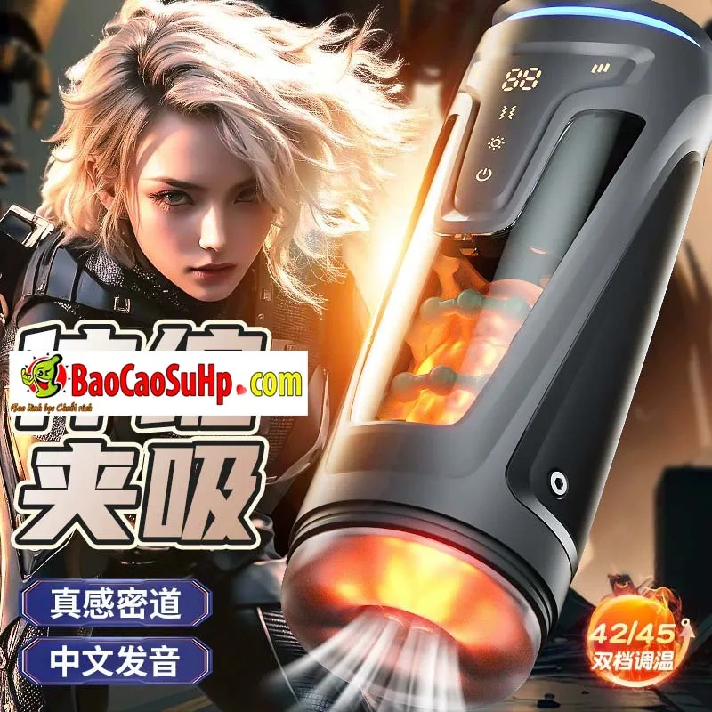Cốc thủ dâm cho nam tự động Love Secret Mecha Warrior thụt rung bi xiết