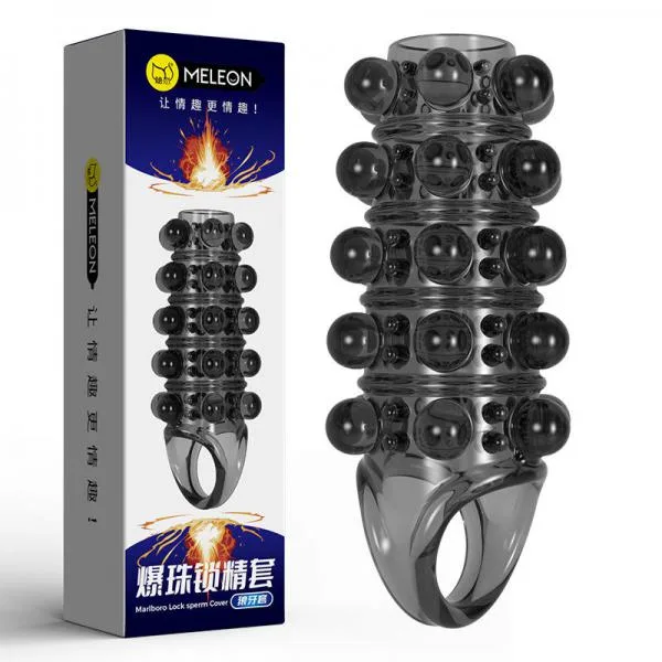 Meleon Marlboro Lock Sperm Cover Bao Cao Su Đôn Dên Có Quai Đeo Chống Tuột