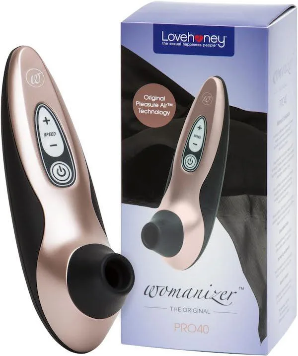 Máy rung bú mút Womanizer Pro40 đa chức năng kích thích điểm G nữ giới