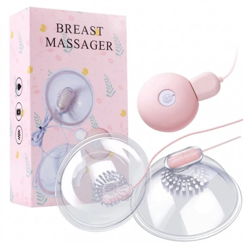 Máy rung massage vú đầu ti 3 in 1 điều khiển remote kích thích nhũ hoa