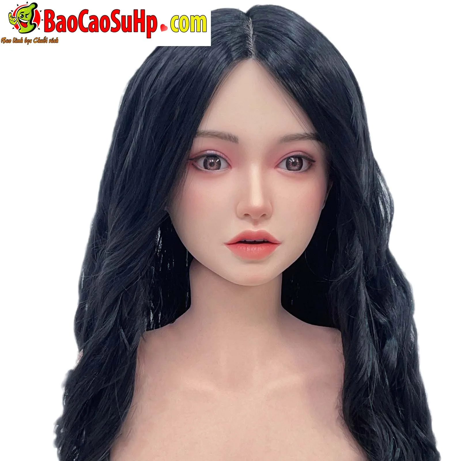 Đầu búp bê tình dục Full Silicone cấy tóc răng miệng AT2026 đỉnh Cao Của Công Nghệ "Mô Phỏng Sự Sống"