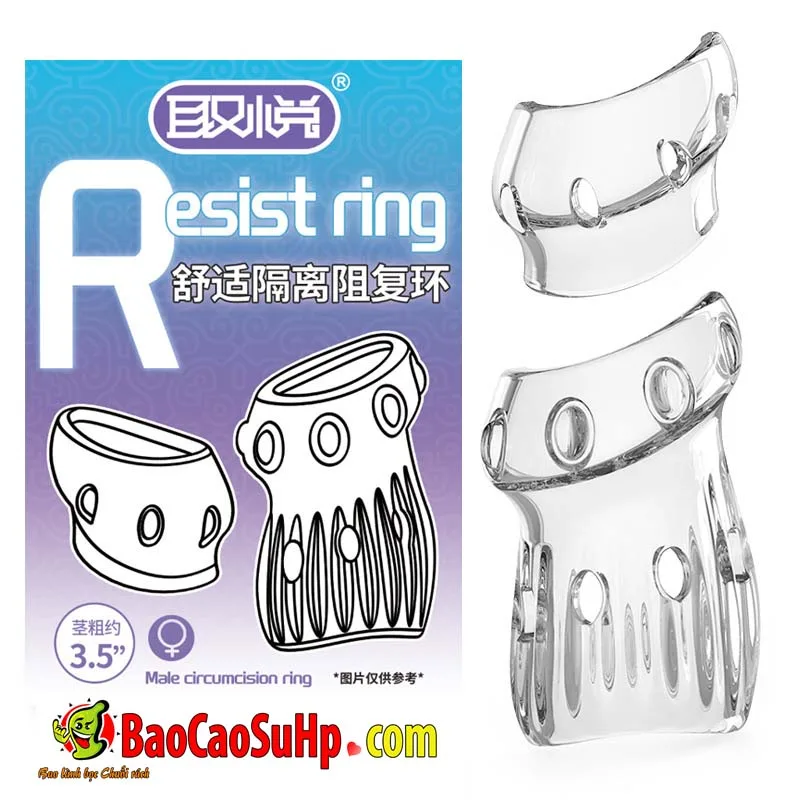 Bao cao su donden hở đầu bi sần Resist Ring tăng kính thước giữ nguyên khoái cảm