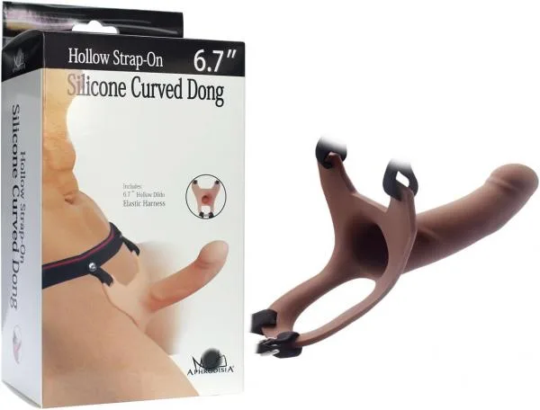 Dương vật giả dây đai siêu mềm rỗng ruột kích thích cực đã