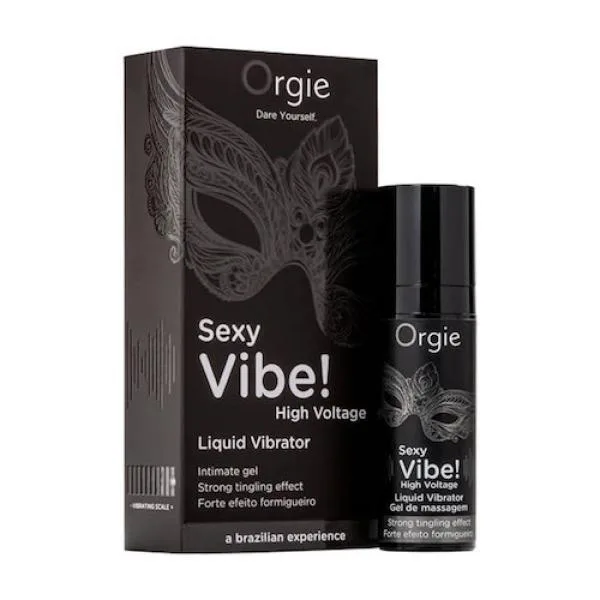 Gel Kích Thích Tăng Khoái Cảm Orgie Sexy Vibe High Voltage 15ml – Hiệu Ứng Rung Tê Mạnh Mẽ