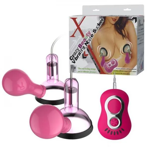 Máy Massage Kích Thích Núm Vú Baile Crazy Beauty 7 Chế Độ Rung Hút Nhũ Hoa Ngực