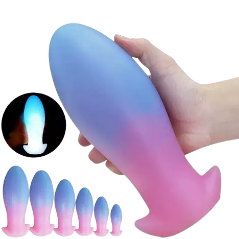 Phích cắm hậu môn dạ quang phát sáng cỡ lớn cho gay