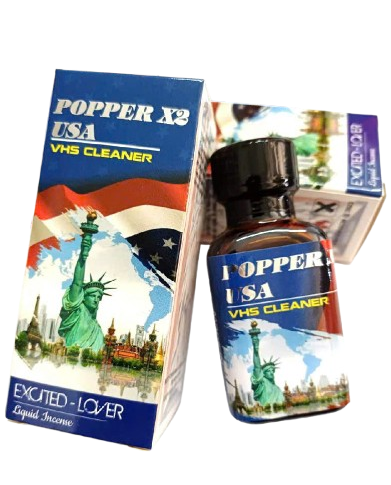 Popper X2 USA Excited Lover 30ml USA Không Cồn Kích Thích Cực Mạnh