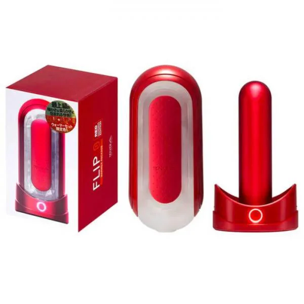 Cốc Thủ Dâm Tenga Flip 0 (Zero) Red & Warmer Âm Đạo Giả Đa Năng