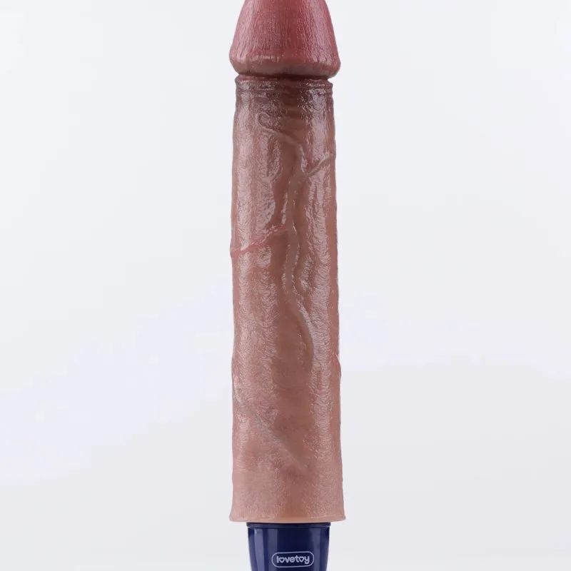 Lovetoy Softee Real 9 inch gân guốc mạnh mẽ 10 chế độ rung