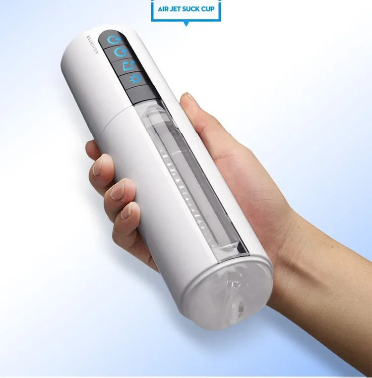 Máy bú mút dương vật tự động mini có sưởi ấm Air Jet tiện lợi