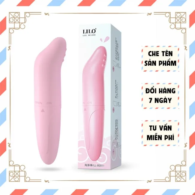 Máy Rung Cá Heo Mini Hồng Đầu Gai Siêu Mạnh Kích Thích