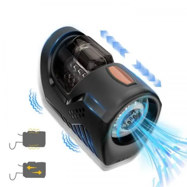 Máy thủ dâm tự động Space Capsule QiaRan rung thụt massage dương vật