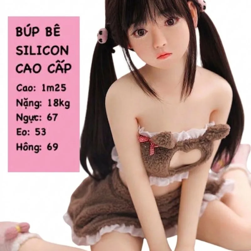 Búp bê tình dục cao 1m25 nặng 18kg silicon cao cấp giá rẻ