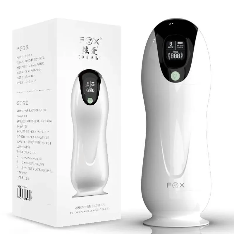 Âm đạo giả Fox M30 rung co bóp cốc thủ dâm mút thịt dày hồng hào
