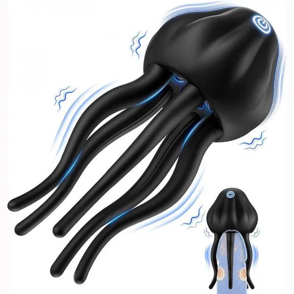 Máy massage hình bạch tuộc Little Jellyfish kích thích đầu dương vật