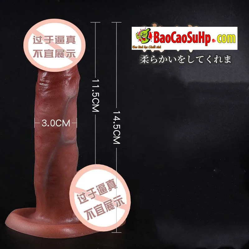 Dương vật giả Silicone Coc Tamomaha 3D siêu thực như thật bền an toàn