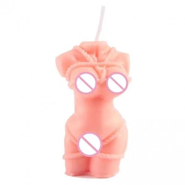 Nến tình dục hình body cô gái đèn cầy bạo dâm BDSM