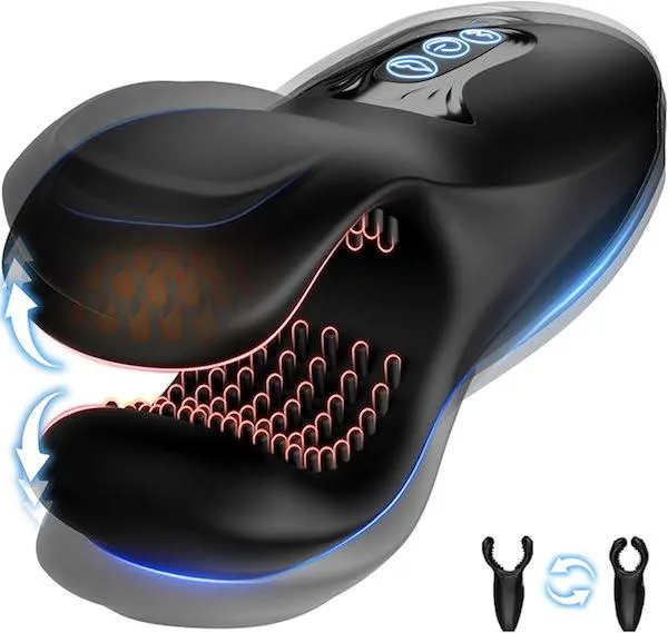 Máy thủ dâm cầm tay dạng kẹp massage luyện tập dương vật