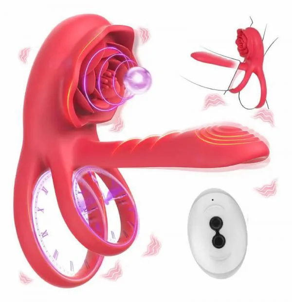 Vòng đeo dương vật hình hoa ZEZELIFE tăng khoái cảm kéo dài thời gian