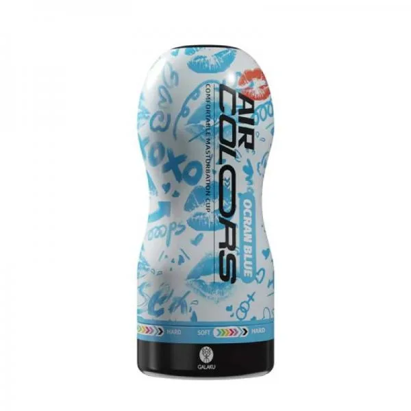 Cốc thủ dâm Galaku Air Color Ocran Blue âm đạo giả cầm tay