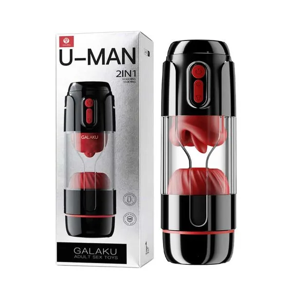 Âm đạo giả Galaku U-Man 2 đầu miệng lưỡi và bướm giả