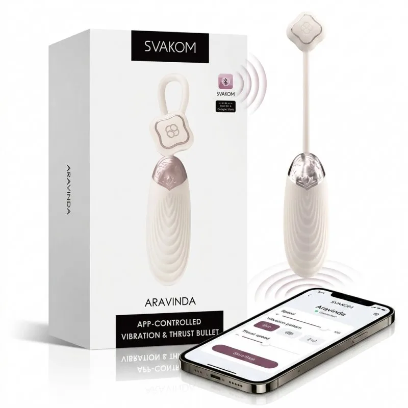 Trứng rung Svakom Aravinda cao cấp bluetooth app điều khiển dễ dàng