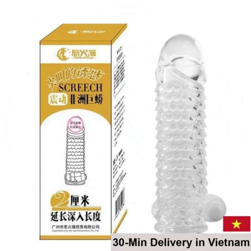 Screech bao đôn dên có rung gốc dương vật