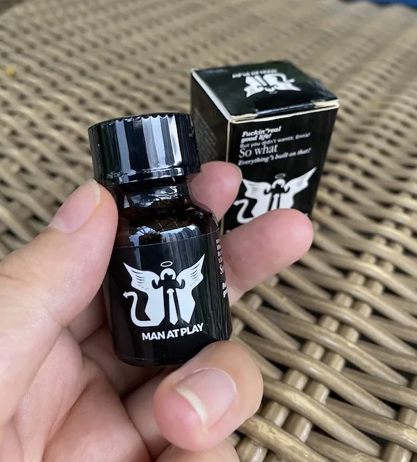 Popper Man At Play đen 10ml chính hãnh dành cho Top Bot loại mạnh — ảnh 3