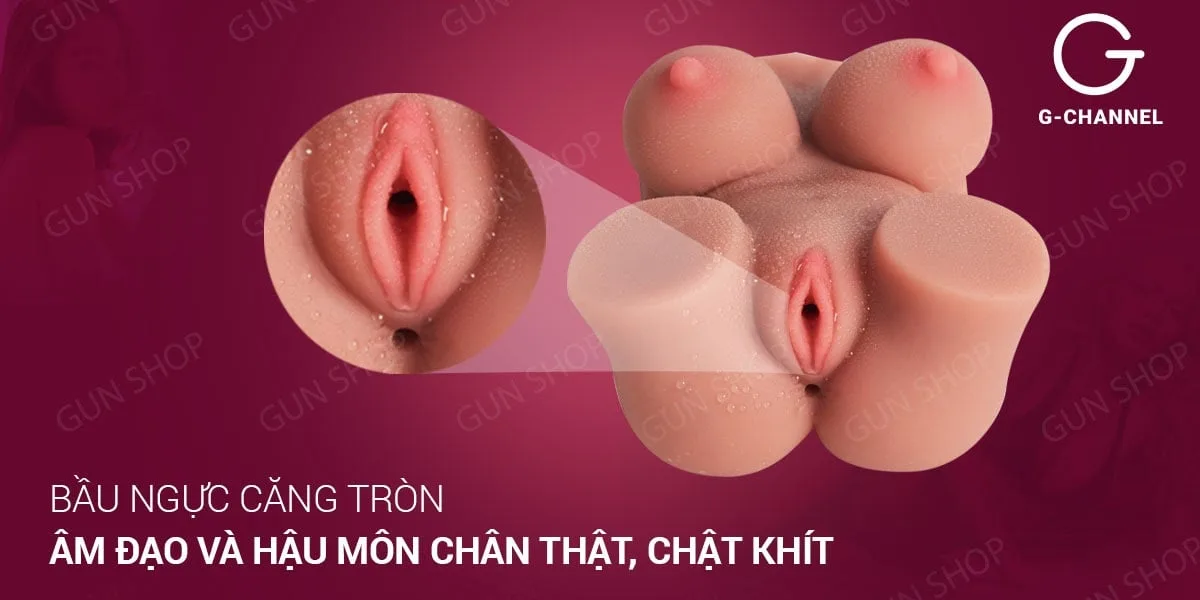 búp bê tình dục silicon bán thân cao cấp mềm mại khoái cảm thật — ảnh 4