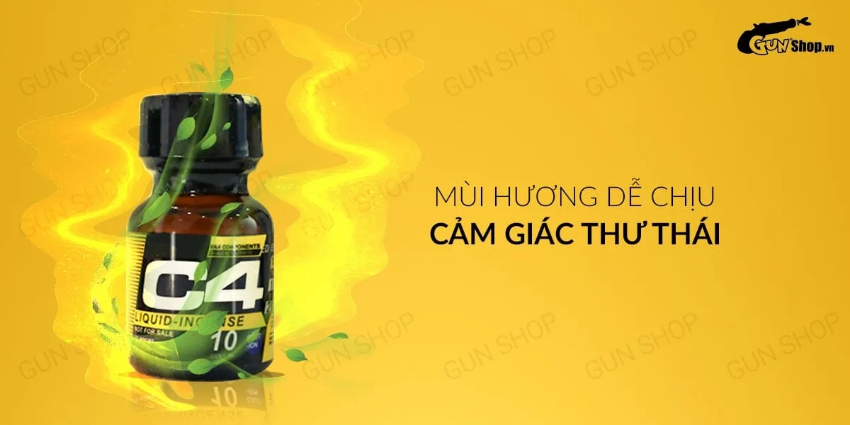 Popper C4 Yellow 10ml USA chính hãng tăng khoái cảm mạnh mẽ — ảnh 4