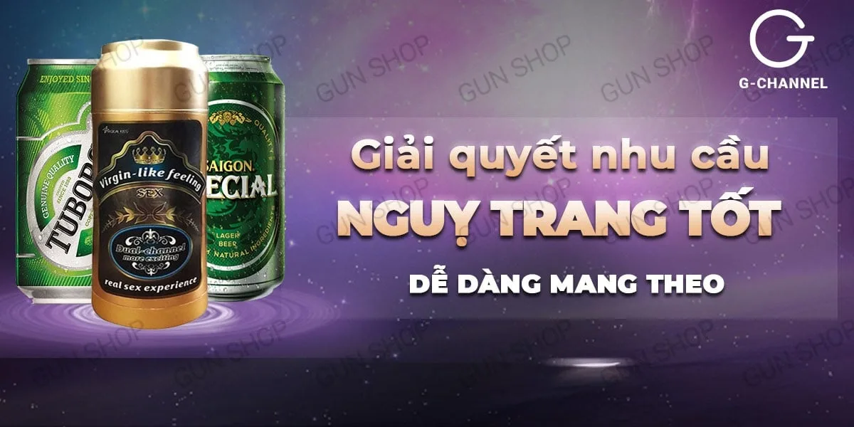 Âm đạo giả ngụy trang lon bia Magical Kiss — Bạn có thể mang theo sản phẩm trong các hành trình của mình