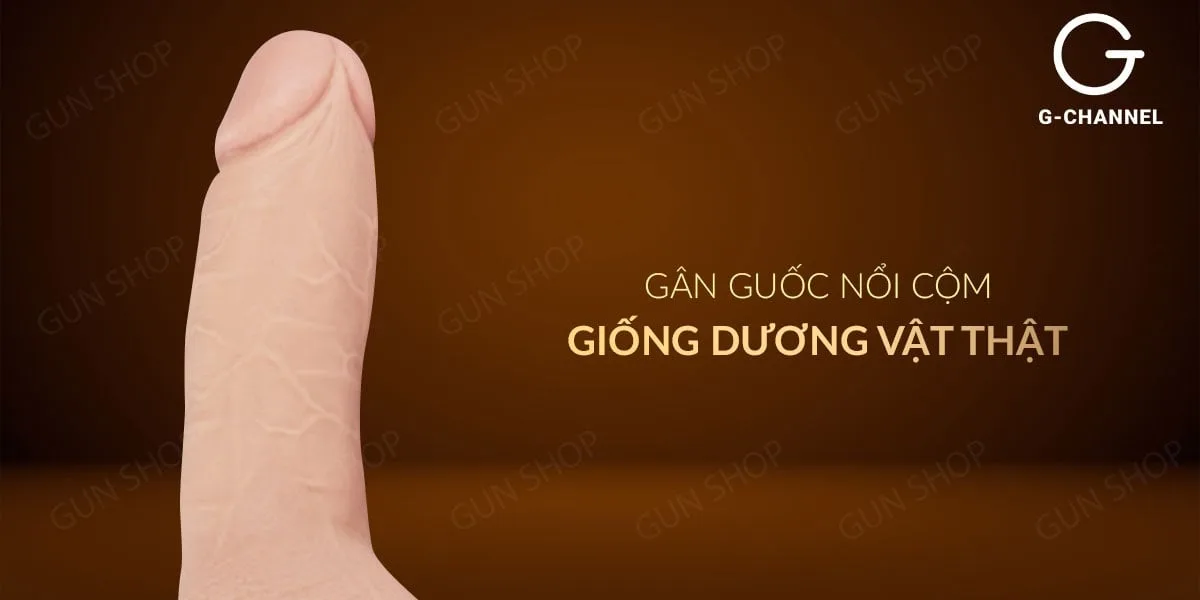 Dương vật giả 3 chế độ rung Lovetoy Real Extreme 7.0 cao cấp, dính tường kích thích cực mạnh — ảnh 4