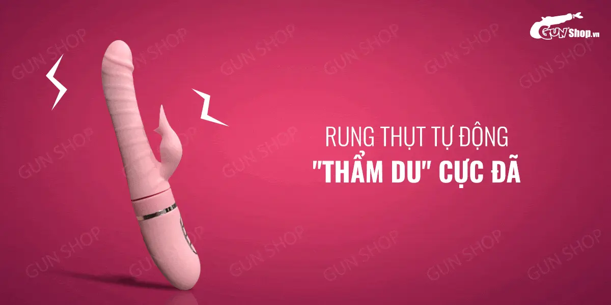 Đồ chơi người lớn tự động rung thụt lưỡi giả sạc tiện lợi — ảnh 3