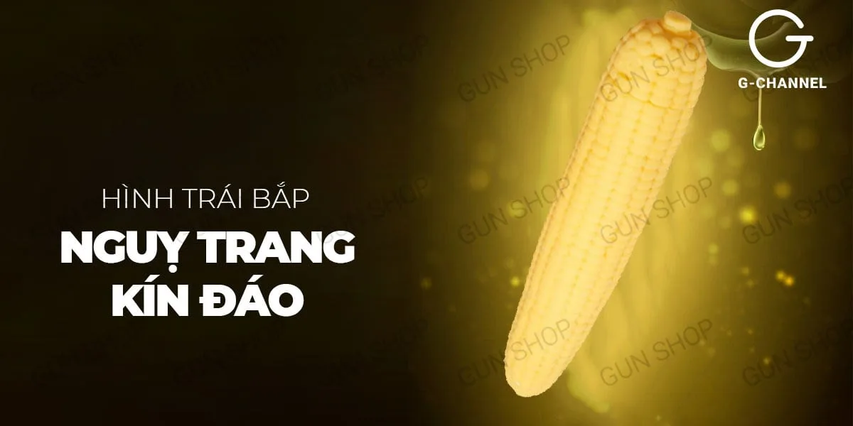 Dương vật giả rung đa chế độ Wistone Maize sạc điện siêu đã — Sỉ Dương vật giả rung hình trái bắp đa chế độ rung sạc điện
