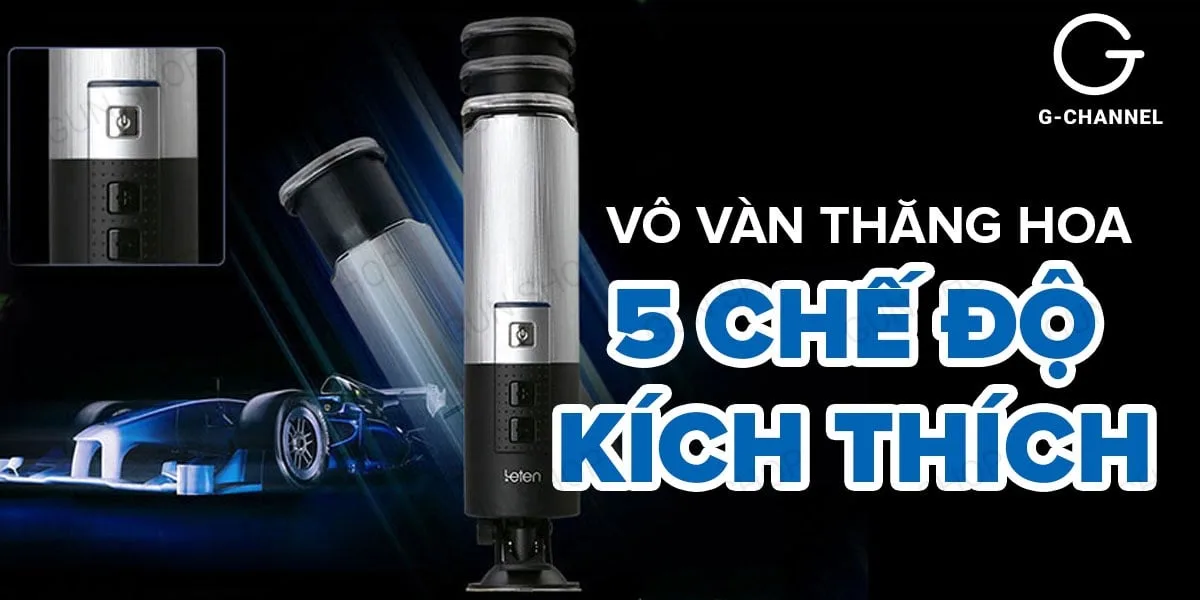 Âm đạo giả sạc điện thụt đẩy tự động - Leten X-9 — ảnh 5