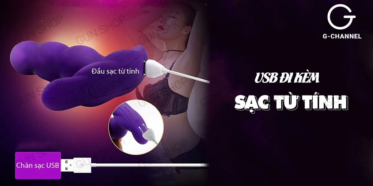Trứng rung xoay 360 điều khiển từ xa sạc điện cao cấp Nalone Pearl — ảnh 5