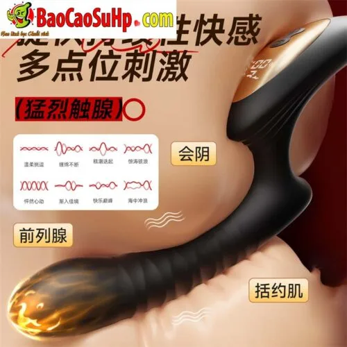 Máy kích thích hậu môn và tuyến tiền liệt cầm tay Mizzzee Horikku thụt và màn LCD Hippu — ảnh 11