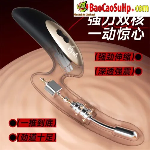 Máy kích thích hậu môn và tuyến tiền liệt cầm tay Mizzzee Horikku thụt và màn LCD Hippu — ảnh 13