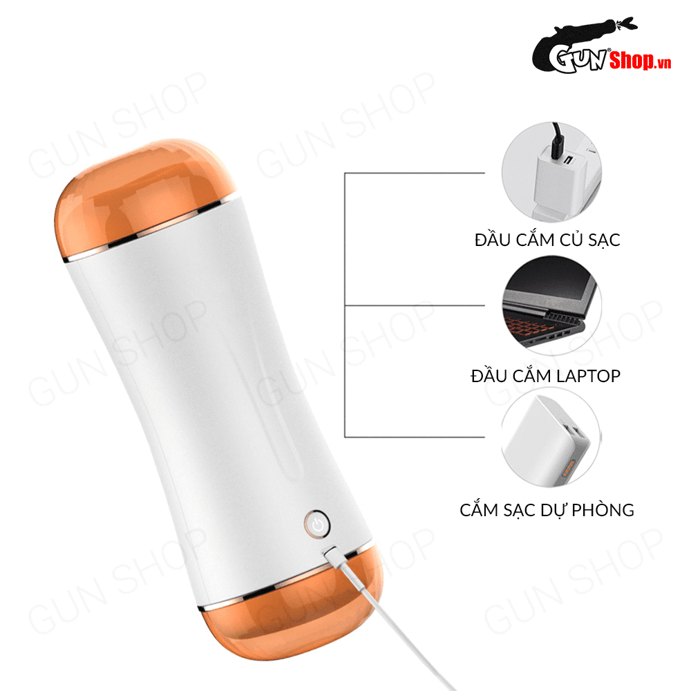 Âm đạo giả 2 đầu rung và rên dùng sạc - Fox Honour VS2 — ảnh 4