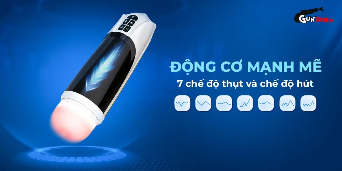 Âm đạo giả đa năng AierLe rung thụt hút sưởi ấm — ảnh 3