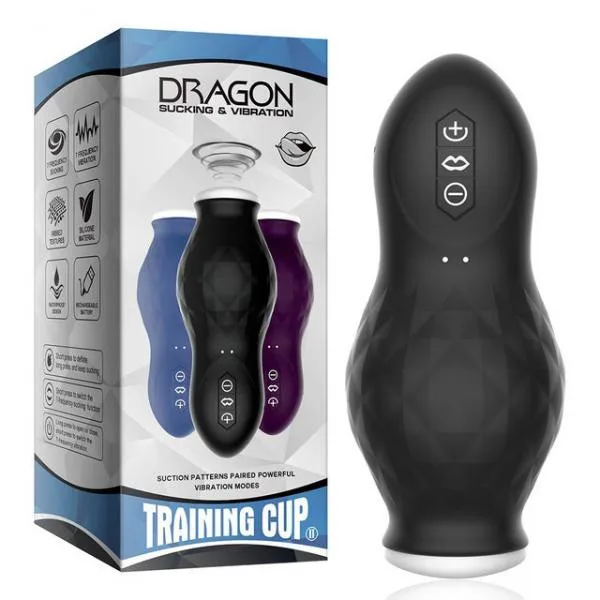 Âm đạo giả Dragon Training Cup rung bú hút siêu mạnh kích thích